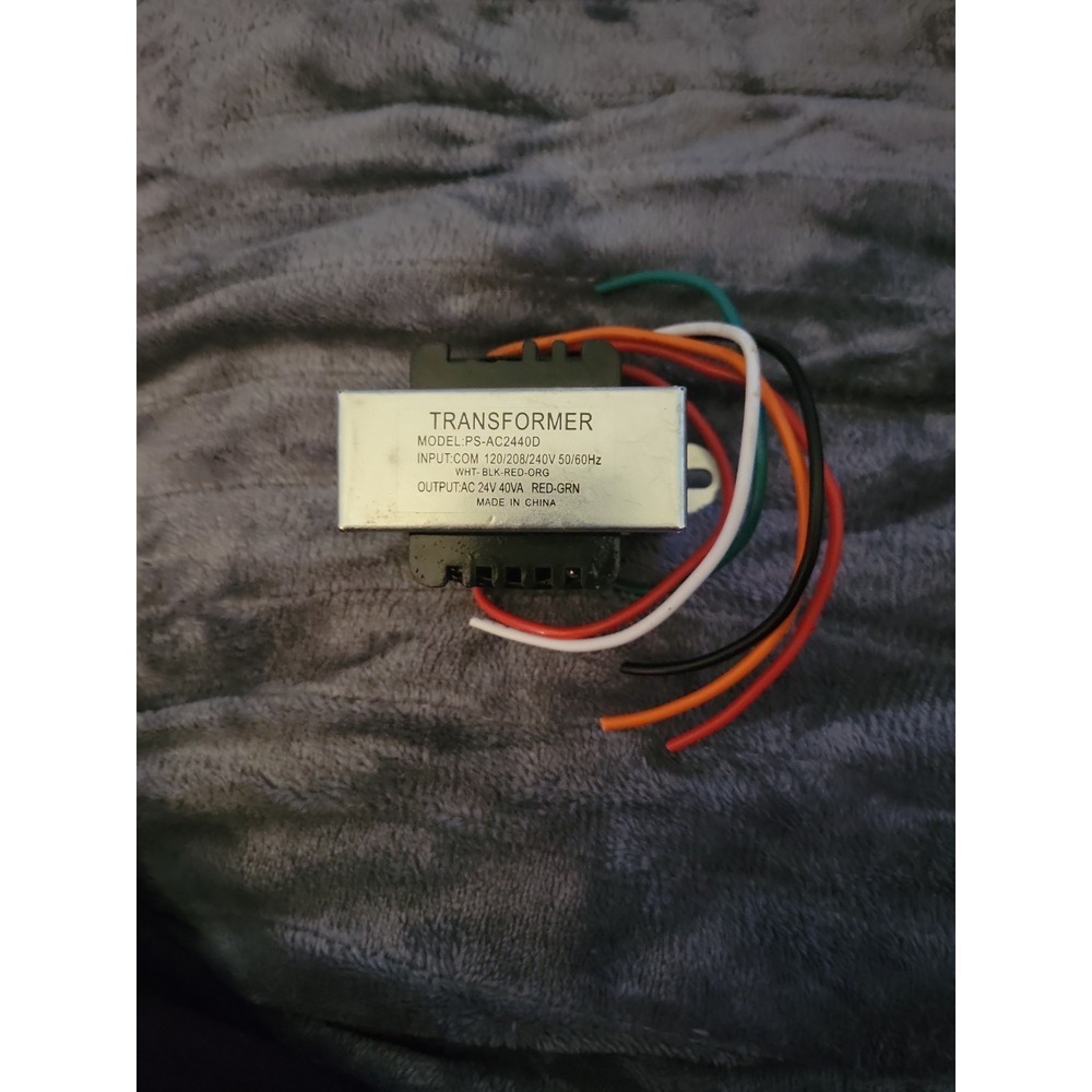 24V 40VA Control Transformer, Primary 120/208/240V, Secondary Isolation... - Picture 1 of 3